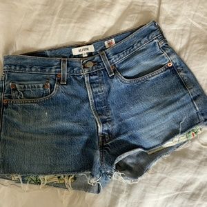 RE/Done Denim Cutoffs Jean Shorts Size 26